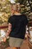 Block Party Chic Knit Top in Black sold by Impressions