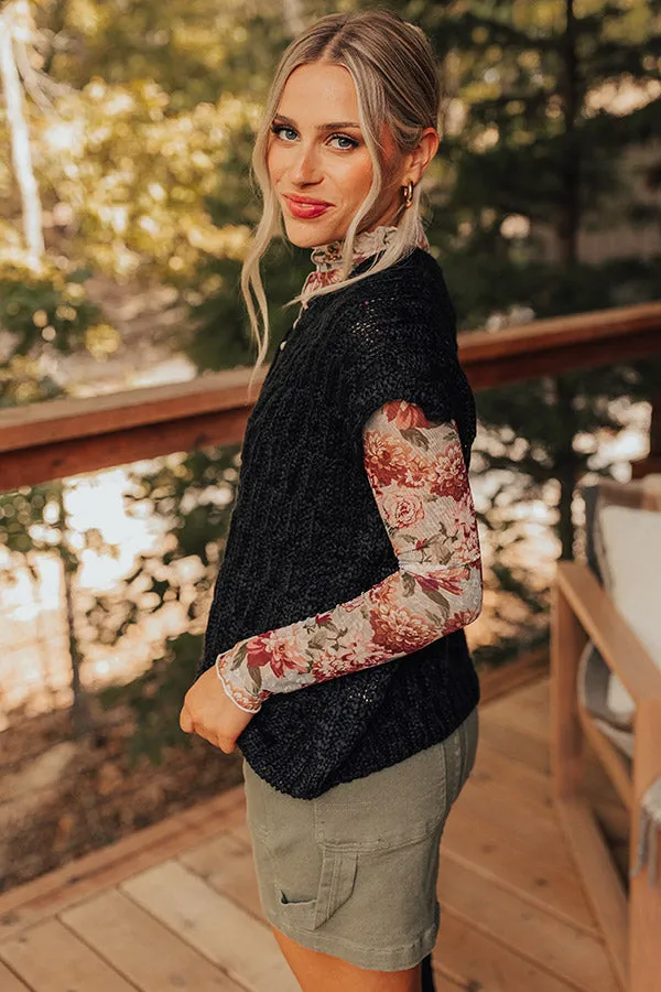 Block Party Chic Knit Top in Black sold by Impressions product image thumbnail 5