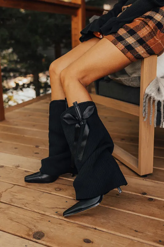 The Brianna Faux Leather Boot in Black sold by Impressions