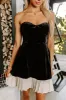 Midnight Rendezvous Velvet Mini Dress sold by Impressions