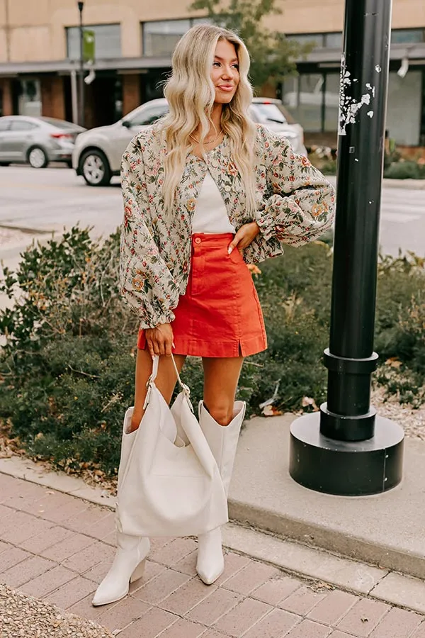 Simply Sweet Floral Bomber Jacket sold by Impressions product image thumbnail 2