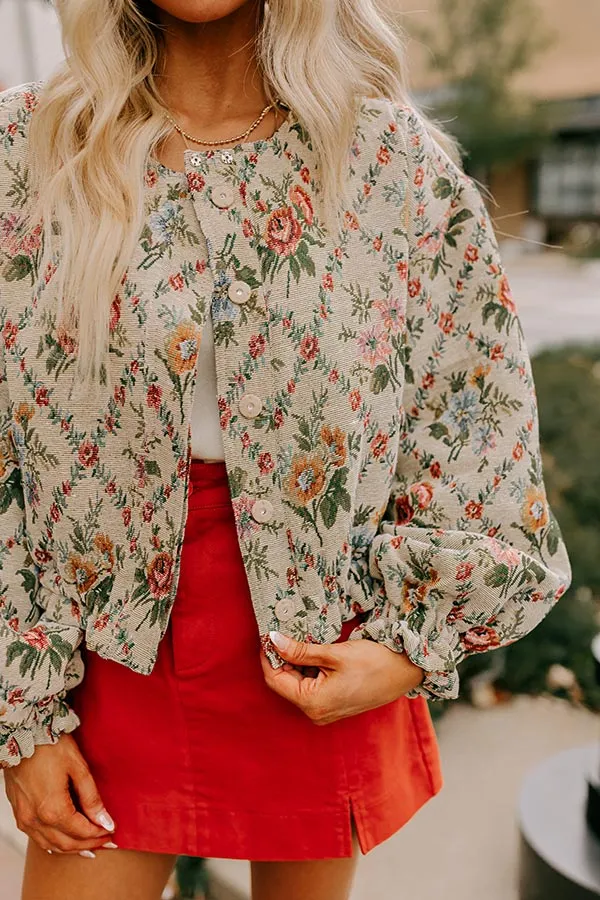 Simply Sweet Floral Bomber Jacket sold by Impressions product image thumbnail 3