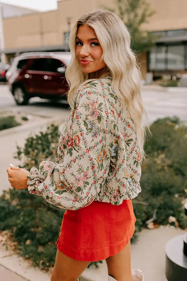 Simply Sweet Floral Bomber Jacket sold by Impressions product image thumbnail 4