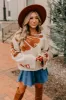 Chai Latte and Chit Chat Knit Sweater in Oatmeal sold by Impressions
