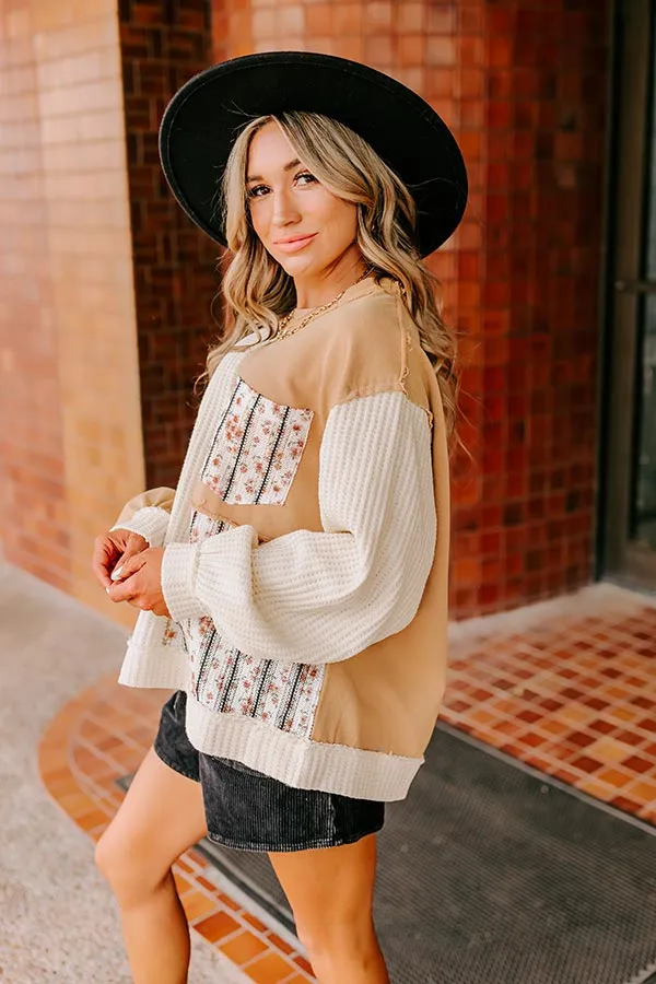 Pumpkin Picking Knit Color Block Top sold by Impressions product image thumbnail 4