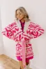 Cabin Cozy Knit Cardigan in Pink sold by Impressions