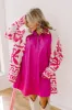 Cabin Cozy Knit Cardigan in Pink sold by Impressions