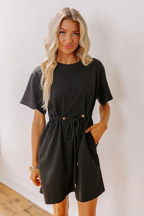 Running Errands Drawstring Mini Dress sold by Impressions product image thumbnail 2