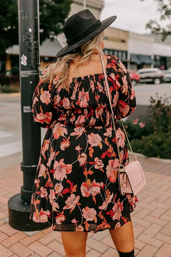 Pretty Petals Smocked Mini Dress Curves sold by Impressions product image thumbnail 4