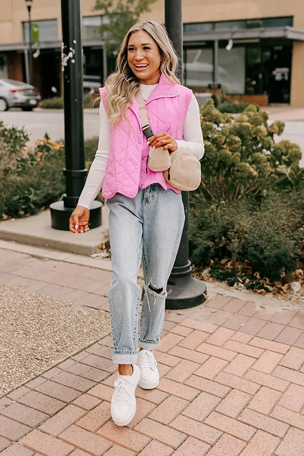 Aspen Plans Quilted Vest sold by Impressions