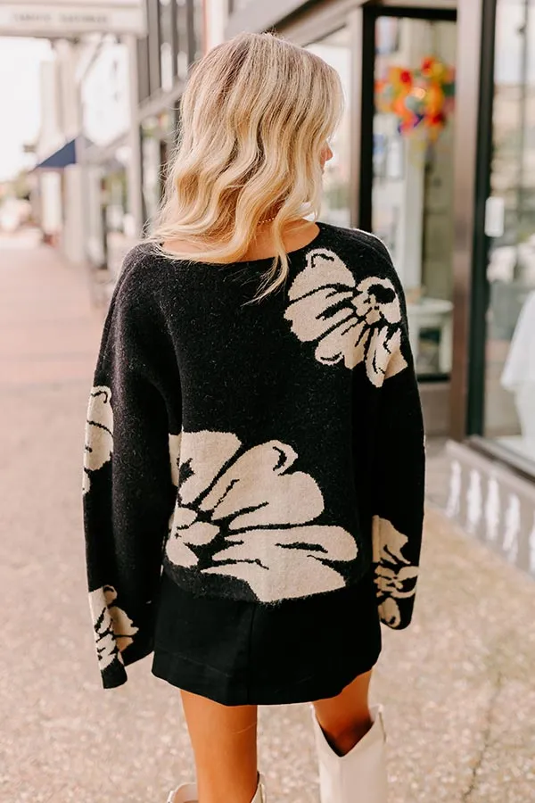 Chai Latte and Chit Chat Knit Sweater in Black sold by Impressions product image thumbnail 5