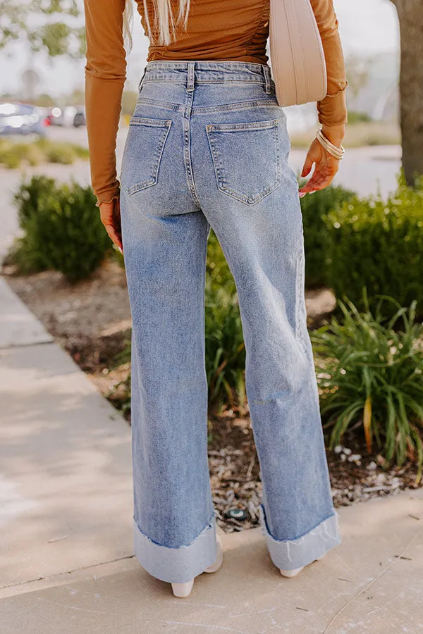 The Carter High Waist Wide Leg Jean in Medium Wash sold by Impressions product image thumbnail 4
