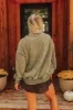 Trailside Cutie Vintage Wash Sweatshirt in Green sold by Impressions