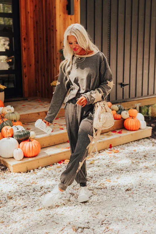 Star Of The Cozy High Waist Vintage Wash Joggers sold by Impressions