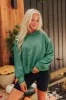 Cool Mornings Vintage Wash Sweatshirt in Olive sold by Impressions