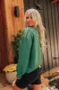 Cool Mornings Vintage Wash Sweatshirt in Olive sold by Impressions