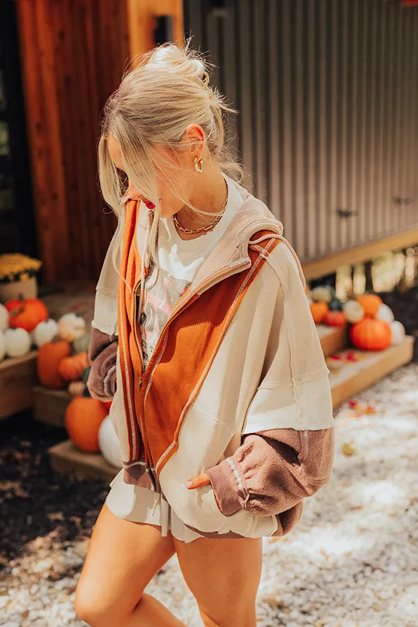 Fall Hike Color Block Sweater in Brown sold by Impressions product image thumbnail 5