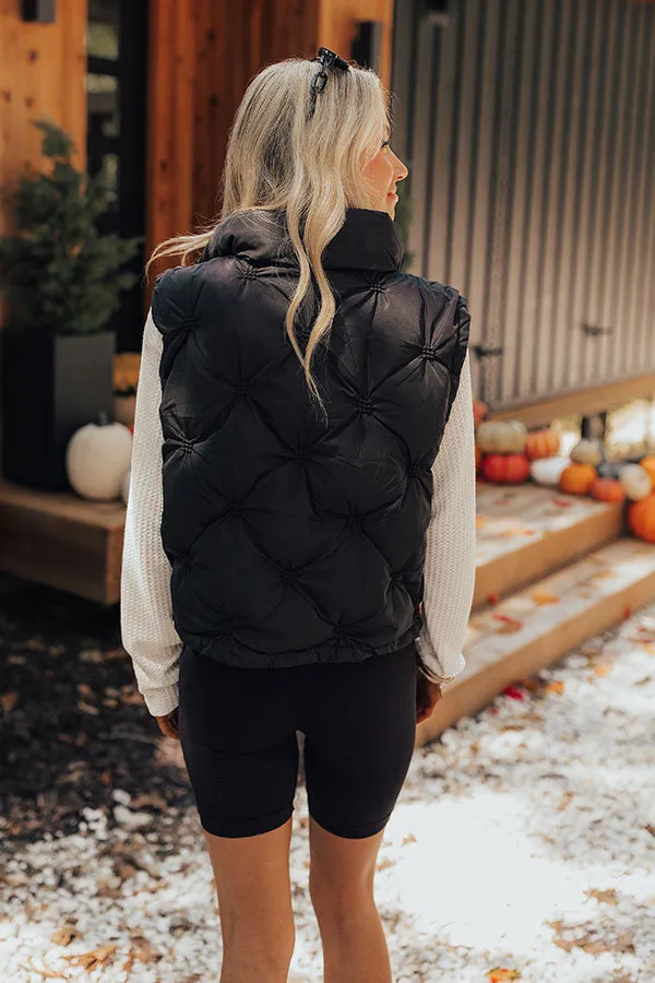 Mountain Top Morning Puffer Vest in Black sold by Impressions product image thumbnail 5