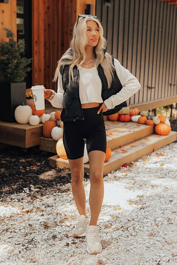 Mountain Top Morning Puffer Vest in Black sold by Impressions product image thumbnail 2