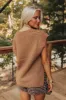 Cinnamon Sugar Kisses Knit Top in Chocolate sold by Impressions