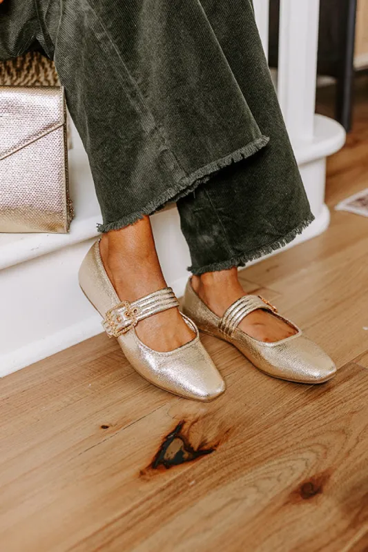 The Grace Metallic Flat sold by Impressions