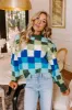 Vibe Check Knit Sweater in Hunter Green sold by Impressions