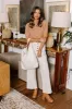 Cabernet Sippin Knit Top in Iced Mocha sold by Impressions