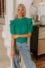 Latest Obsession Knit Top in Green sold by Impressions