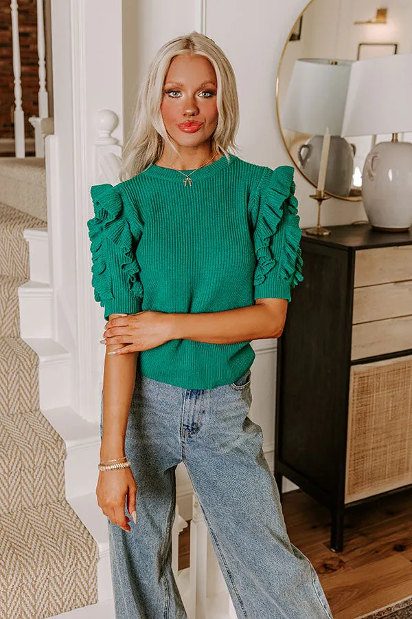 Latest Obsession Knit Top in Green sold by Impressions product image thumbnail 3