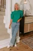 Latest Obsession Knit Top in Green sold by Impressions