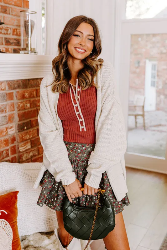 Cue The Cozy Knit Cardigan sold by Impressions