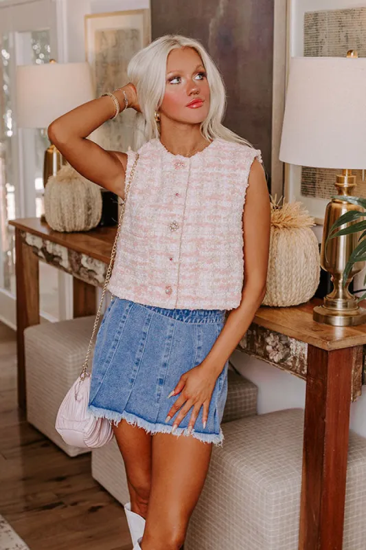 Metropolitan Chic Tweed Vest Top sold by Impressions
