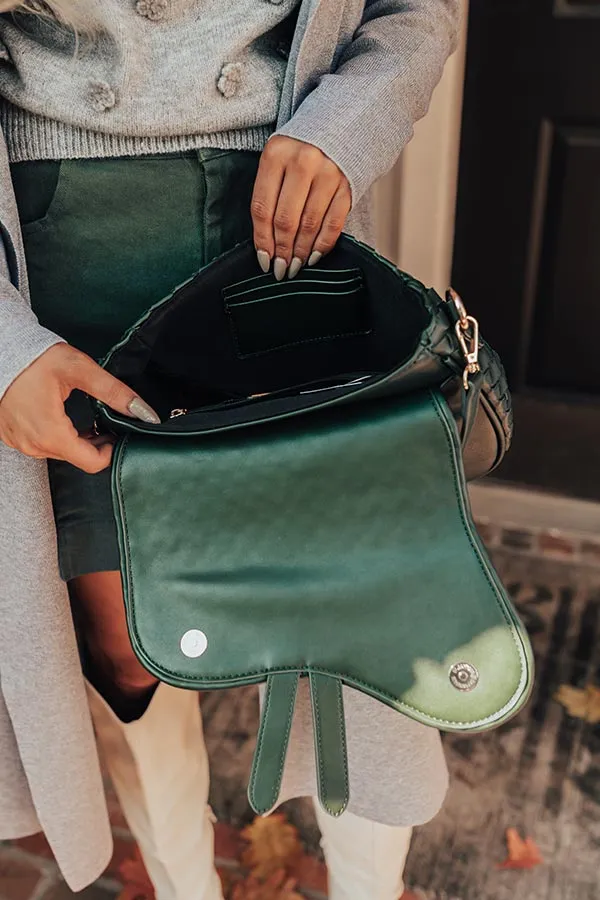 Good Vibes Faux Leather Woven Crossbody sold by Impressions product image thumbnail 4