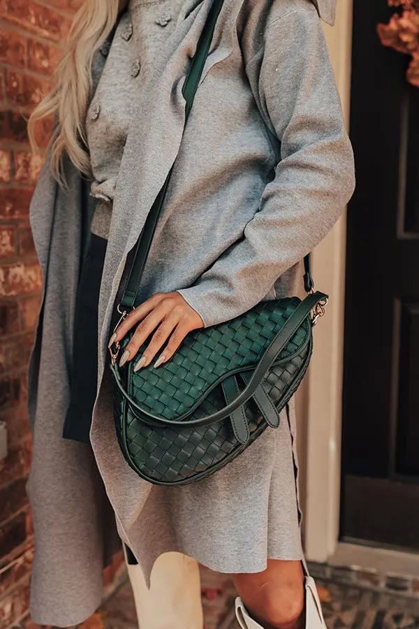 Good Vibes Faux Leather Woven Crossbody sold by Impressions product image thumbnail 2