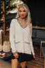 Small Town Romance Knit Sweater Top in French Vanilla sold by Impressions