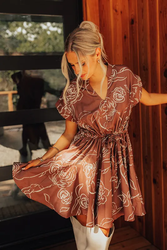 English Rose Garden Dreaming Mini Dress sold by Impressions