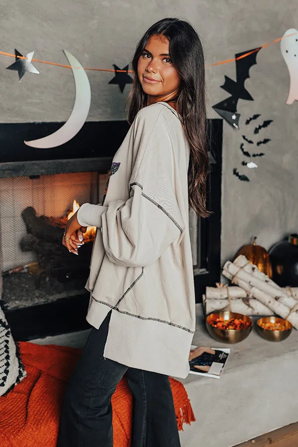 Hallow Queen Oversized Sweatshirt sold by Impressions product image thumbnail 3