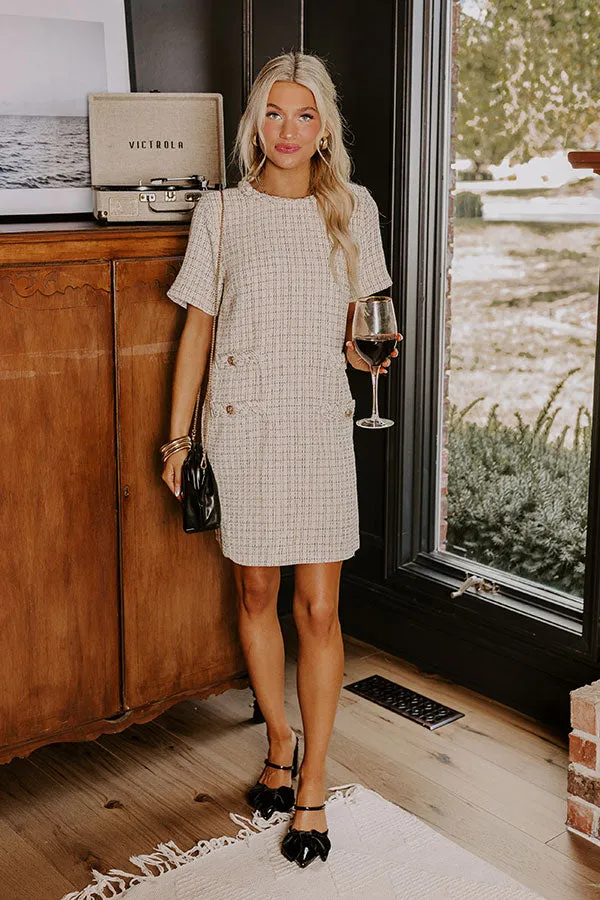 Office Party Tweed Mini Dress sold by Impressions