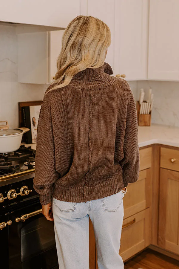 Apple Picking Pretty Knit Sweater In Chestnut sold by Impressions product image thumbnail 5