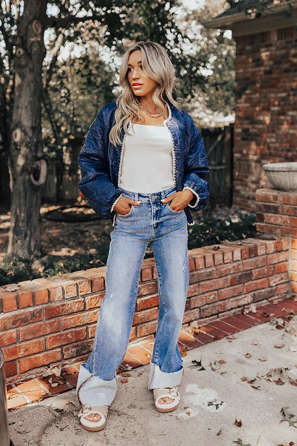 Fall Festival Quilted Jacket in Navy sold by Impressions product image thumbnail 3