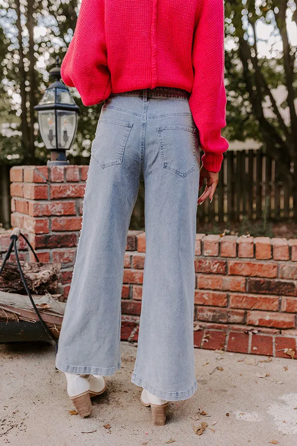 The Lorelai High Waist Pearl Embellished Jean in Light Wash sold by Impressions product image thumbnail 4