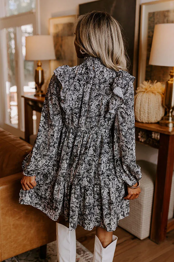 Graceful Reflections Floral Mini Dress sold by Impressions product image thumbnail 5