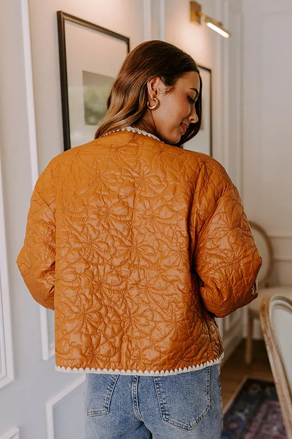 Fall Festival Quilted Jacket in Pumpkin sold by Impressions product image thumbnail 3