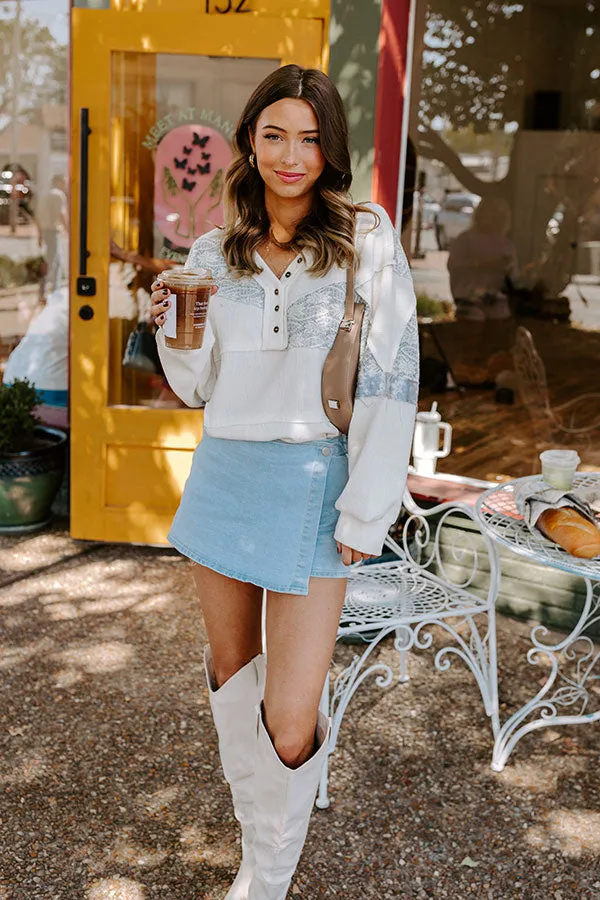 Creekside Cabin Waffle Knit Top sold by Impressions product image thumbnail 3