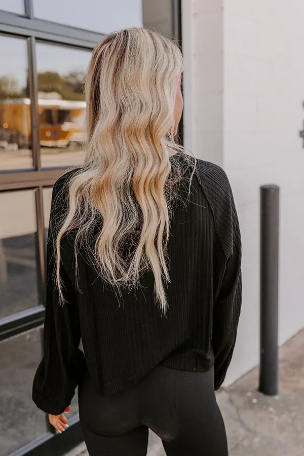 Casual Comforts Henley Top in Black sold by Impressions product image thumbnail 5