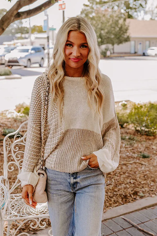 Cafe Cutie Color Block Sweater Top sold by Impressions product image thumbnail 4