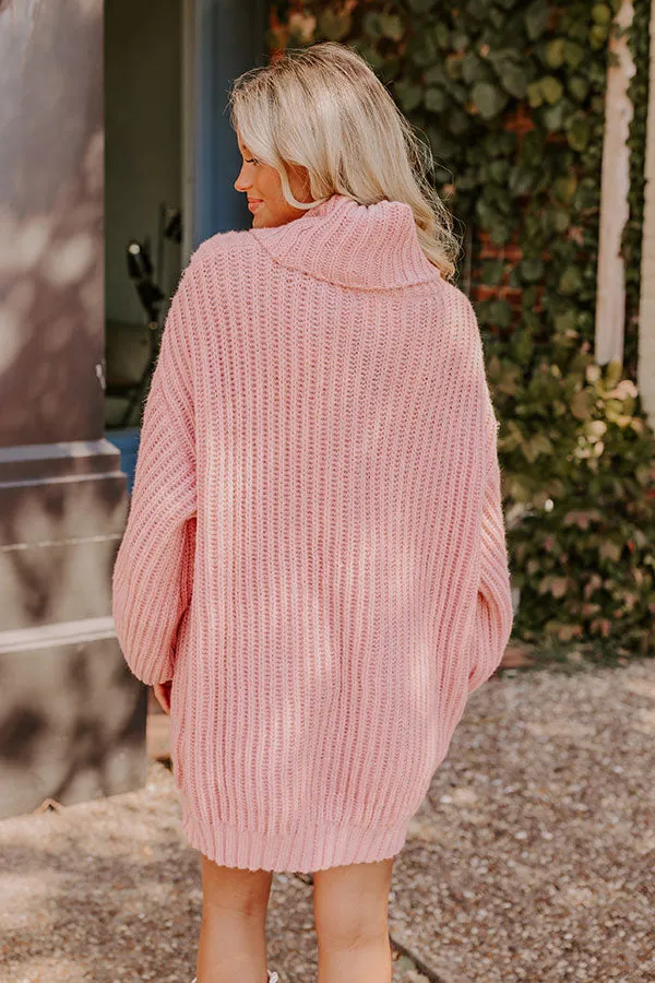 Espresso Martini Sweater Dress in Pink sold by Impressions product image thumbnail 4