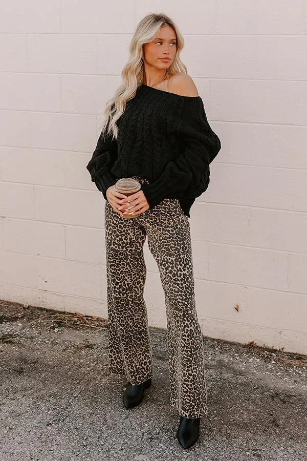 Cabin Parkway Cable Knit Sweater in Black sold by Impressions product image thumbnail 2