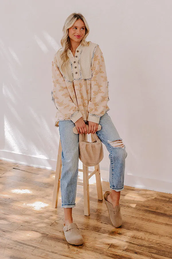 Heart Flutters Knit Sweater in French Vanilla sold by Impressions product image thumbnail 2