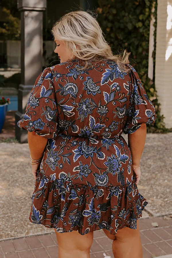 Autumn Aura Floral Mini Dress Curves sold by Impressions product image thumbnail 5